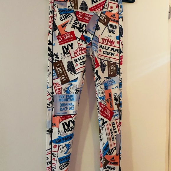 Adidas x Ivy Park Ski Tag Leggings Size S - Picture 3 of 5